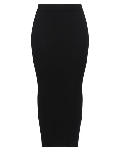 Alpha Studio Woman Maxi Skirt Black Size 2 Viscose, Polyester, Polyamide