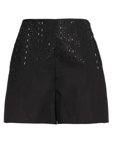 Pinko Woman Shorts & Bermuda Shorts Black Size 2 Cotton