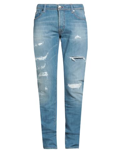 Tramarossa Man Jeans Blue Size 34 Cotton, Elastane