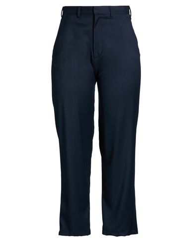 Marsēm Woman Pants Navy Size 10 Polyester, Viscose, Elastane In Blue