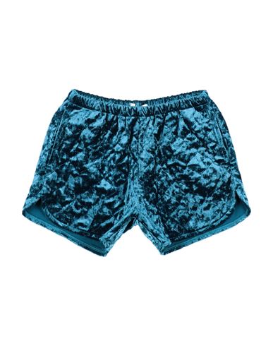 ZHOE & TOBIAH ZHOE & TOBIAH TODDLER GIRL SHORTS & BERMUDA SHORTS DEEP TEAL SIZE 4 POLYESTER, ELASTANE 