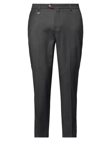 Barbati Man Pants Lead Size 34 Polyester, Viscose, Elastane In Grey