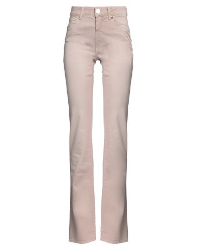 Marani Jeans Woman Jeans Light Brown Size 2 Cotton, Elastane In Beige