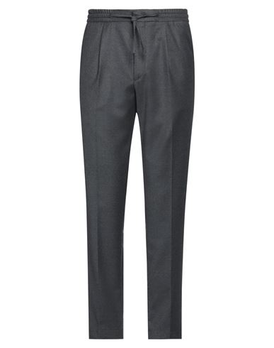 Manuel Ritz Man Pants Lead Size 38 Virgin Wool, Elastane In Grey