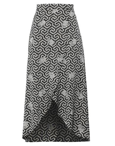 Anonyme Designers Woman Midi Skirt Black Size 8 Polyester
