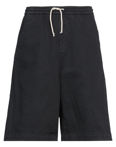 Société Anonyme Man Shorts & Bermuda Shorts Midnight Blue Size Xs Cotton, Elastane