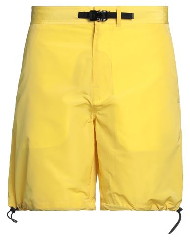 Dior Homme Man Shorts & Bermuda Shorts Yellow Size 34 Polyamide, Cotton, Pvc - Polyvinyl Chloride