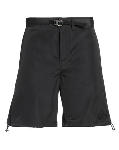 Dior Homme Man Shorts & Bermuda Shorts Black Size 38 Polyamide, Cotton, Pvc - Polyvinyl Chloride