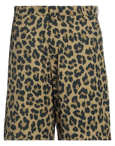 Dior Homme Man Shorts & Bermuda Shorts Khaki Size 36 Viscose In Beige
