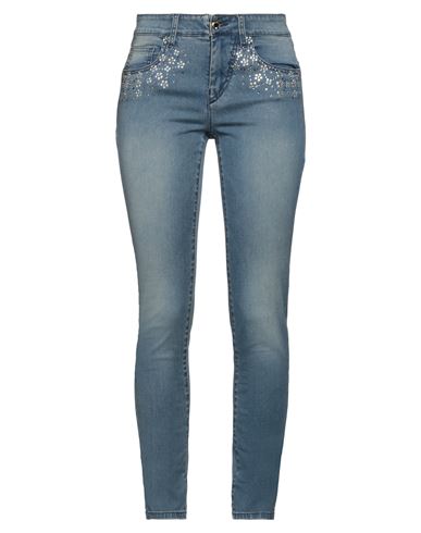 Marani Jeans Woman Jeans Blue Size 4 Cotton, Viscose, Elastane