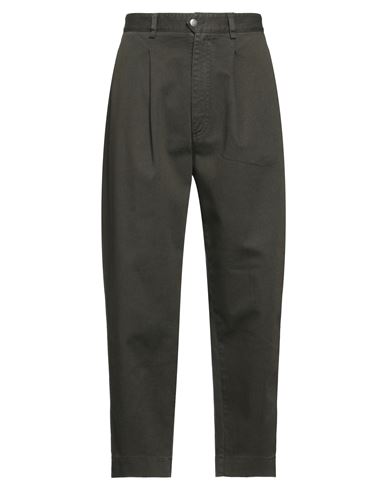 Société Anonyme Man Pants Military Green Size Xs Cotton, Elastane