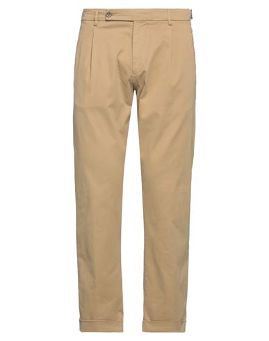 Berwich Man Pants Sand Size 34 Cotton, Elastane In Beige
