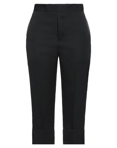Sapio Woman Pants Black Size 6 Wool, Polyester