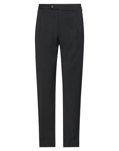 Paolo Pecora Man Pants Black Size 34 Polyester, Wool, Elastane