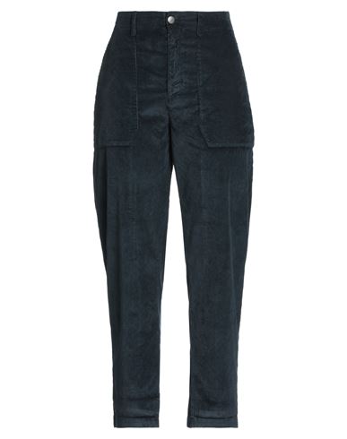 Cigala's Woman Pants Navy Blue Size 29 Cotton, Modal, Polyester, Elastane