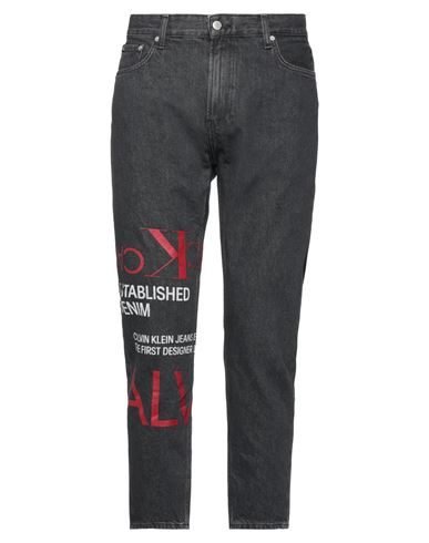 Calvin Klein Jeans Est.1978 Calvin Klein Jeans Man Denim Pants Black Size 36 Cotton