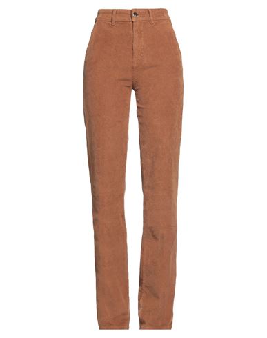 Kaos Jeans Woman Pants Camel Size 31 Cotton, Elastane In Beige