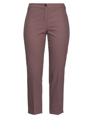 Emme By Marella Woman Pants Mauve Size 14 Cotton, Polyester, Elastane In Purple