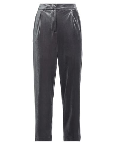 Soallure Woman Pants Grey Size 8 Polyester, Elastane