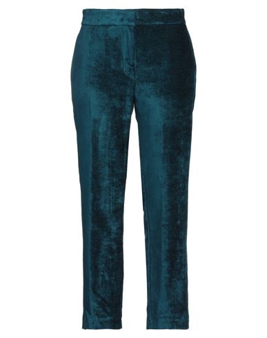 Kaos Woman Pants Deep Jade Size 8 Cotton, Viscose In Green