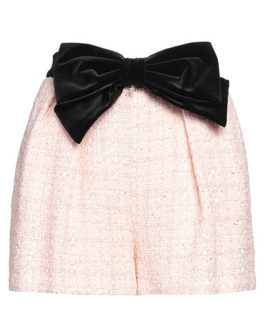 Elisabetta Franchi Woman Shorts & Bermuda Shorts Light Pink Size 10 Cotton, Acrylic, Polyester, Synt In Pink