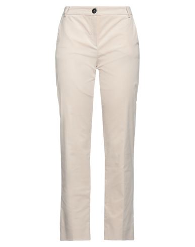 EMME BY MARELLA EMME BY MARELLA WOMAN PANTS OFF WHITE SIZE 10 COTTON, ELASTANE