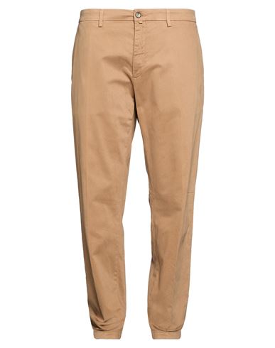 Siviglia Man Pants Camel Size 42 Modal, Cotton, Elastane In Sand