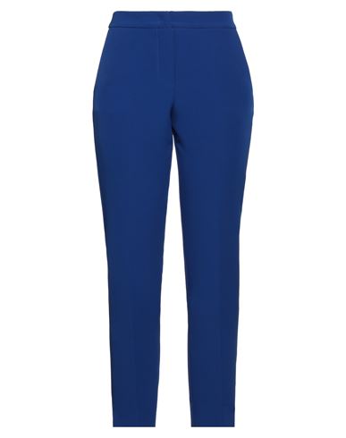 Shop Rebel Queen Woman Pants Bright Blue Size M Polyester, Elastane