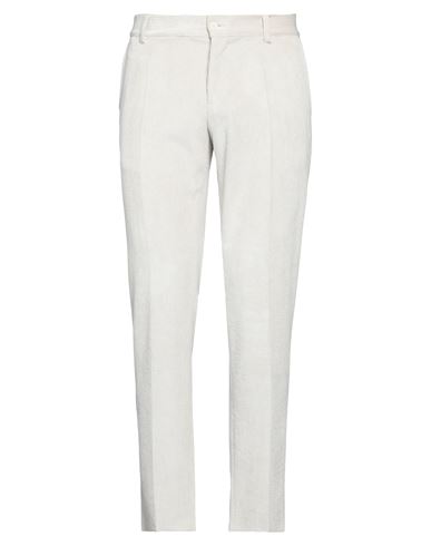 Daniele Alessandrini Homme Man Pants Ivory Size 34 Polyester, Polyamide, Elastane In White