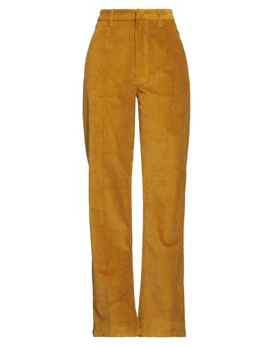 Dondup Woman Pants Ocher Size 29 Cotton, Elastane In Yellow