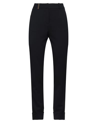 Peserico Woman Pants Midnight Blue Size 6 Polyester, Wool, Elastane In Blue