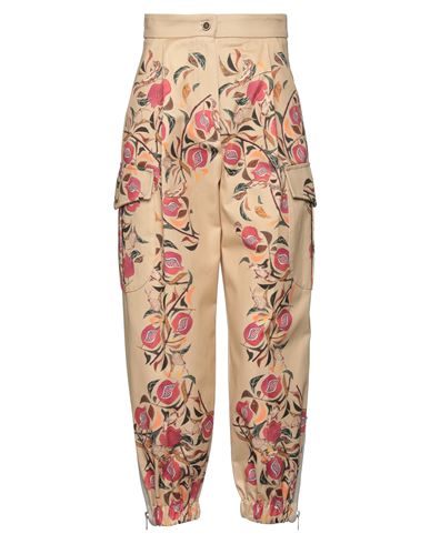 Nora Barth Woman Pants Camel Size 6 Cotton, Elastane In Beige