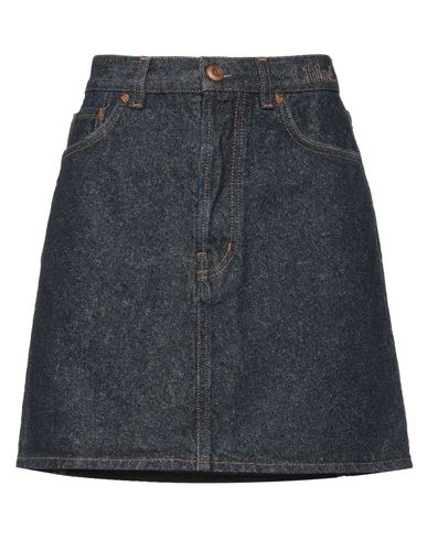 Chloé Woman Denim Skirt Blue Size 25 Cotton, Hemp
