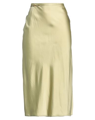 Jacquemus Woman Midi Skirt Military Green Size 6 Viscose, Elastane