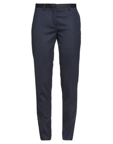 Brian Dales Woman Pants Midnight Blue Size 4 Polyester, Wool, Elastane