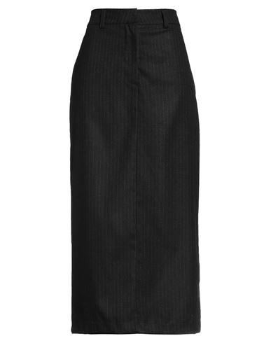 Haveone Woman Maxi Skirt Steel Grey Size S Polyester, Viscose, Elastic Fibres