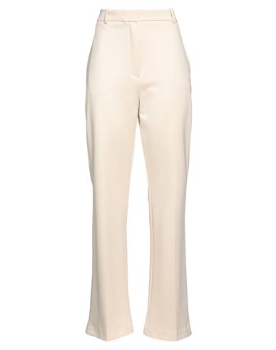 Kaos Woman Pants Cream Size 6 Viscose, Polyamide, Elastane In White