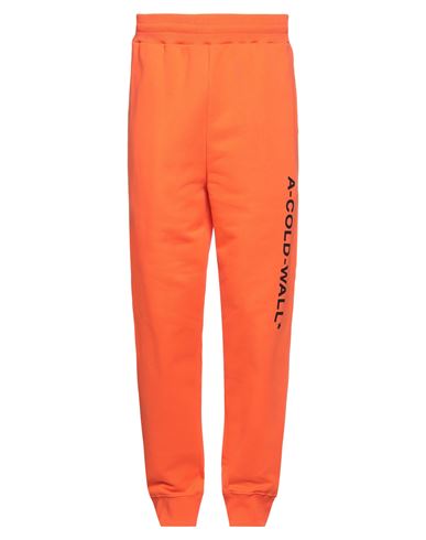 A-cold-wall* Man Pants Orange Size Xl Cotton, Elastane