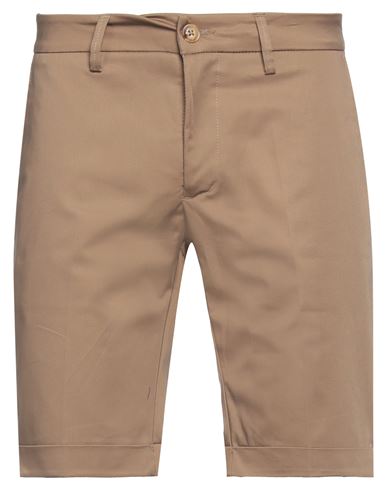 Bulgarini Man Shorts & Bermuda Shorts Light Brown Size 29 Cotton, Elastane In Beige
