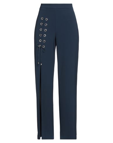 Rinascimento Woman Pants Navy Blue Size M Polyester, Elastane