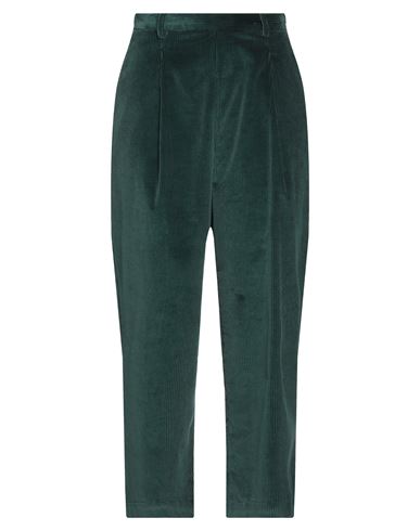 Niū Woman Pants Dark Green Size L Cotton