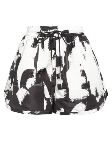 Alexander Mcqueen Mcqueen Graffiti Shorts In Black