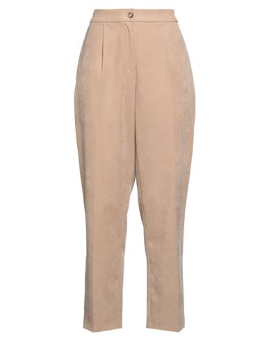 Rinascimento Woman Pants Beige Size L Polyester, Elastane