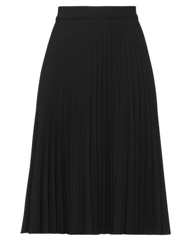 Niū Woman Midi Skirt Black Size S Polyester, Viscose, Elastane