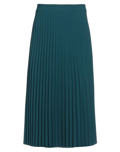 Niū Woman Midi Skirt Deep Jade Size M Polyester, Viscose, Elastane In Green