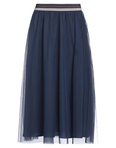 Shop Niū Woman Midi Skirt Blue Size S Polyamide