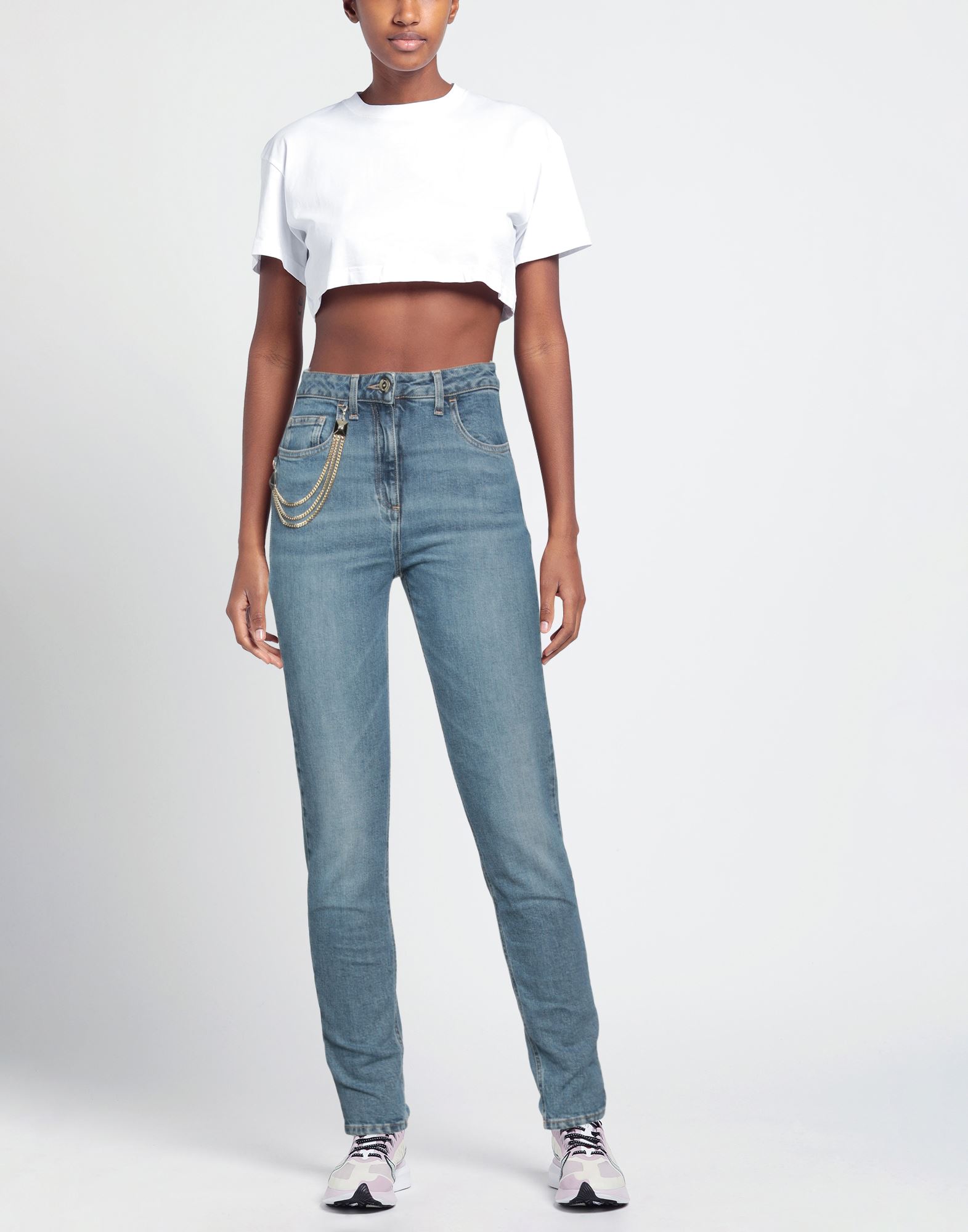  Elisabetta Franchi - Hosen & Röcke - Jeanshosen - On Yoox.com 