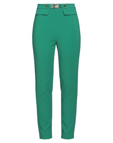 Elisabetta Franchi Woman Pants Emerald Green Size 4 Polyacrylic, Elastane In Green