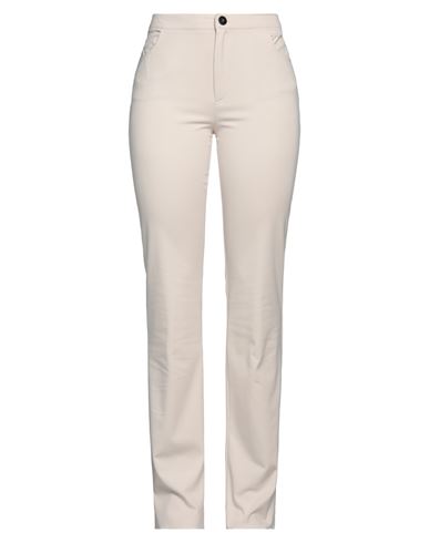 Emme By Marella Woman Pants Beige Size L Viscose, Polyamide, Elastane