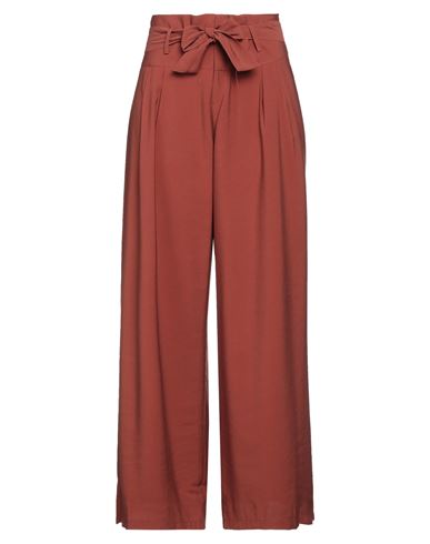 Anonyme Designers Woman Pants Brown Size 10 Viscose, Polyester